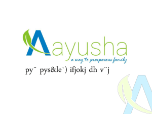 Ayusha Business Plan PPT
