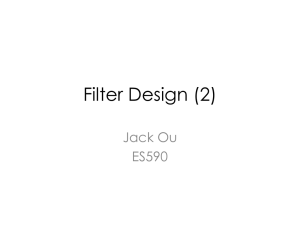 Filter Design (2)