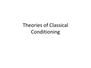 Theories of Classical Conditioning