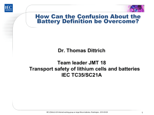 Battery Definition (IEC)