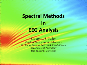 Spectral Methods in EEG Analysis