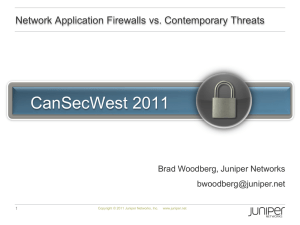 Network Application Firewalls vs. Contemporary
