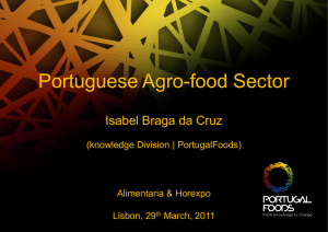 General context: Agro-food sector in Portugal