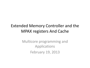 3252.Extended memory Controller and the MPAX