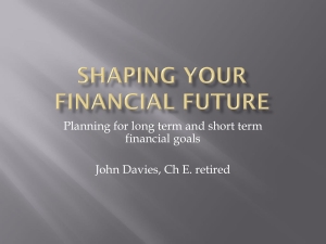 Financial Planning Powerpoint Presentation