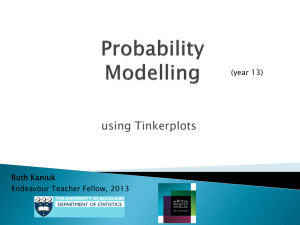 Probability Modelling - CensusAtSchool New Zealand