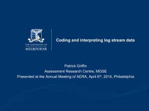 Coding and interpreting log stream data