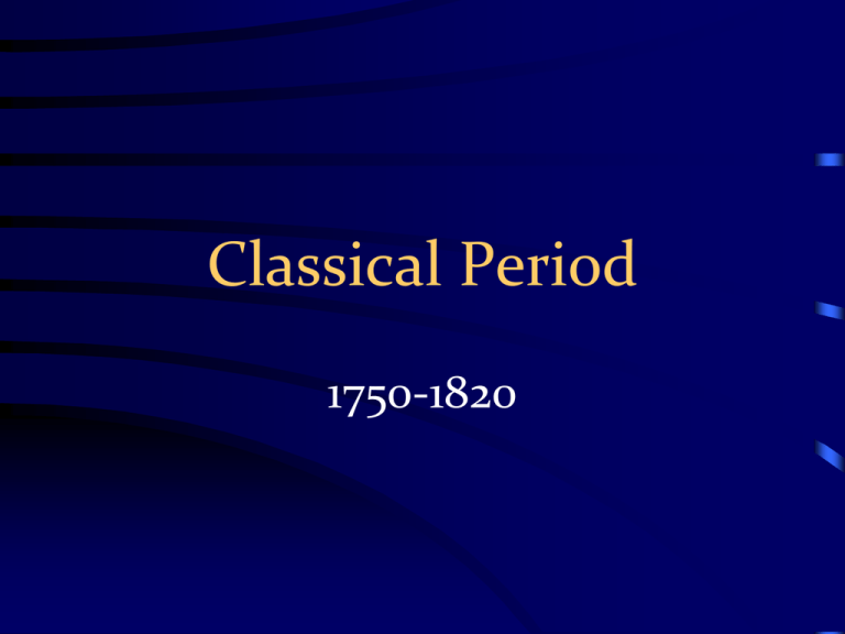 What Are Three Of The Six Musical Characteristics Of The Classical Period