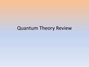 Quantum Theory Review