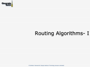 Routing - ECE Users Pages - Georgia Institute of Technology