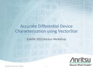 Accurate Differential Device Characterization using