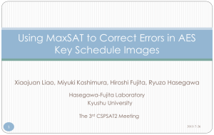 AES Key Recovery from Decayed Key Schedule Images using