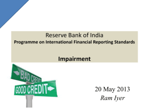RBI IFRS Session - Impairment