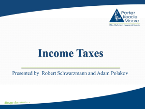 Understanding Deferred Taxes