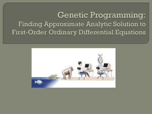 Genetic Programming Powerpoint
