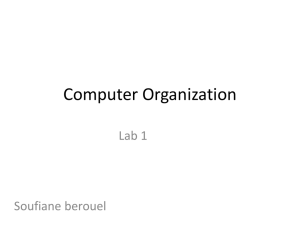Computer Organization_exercises_lab_1