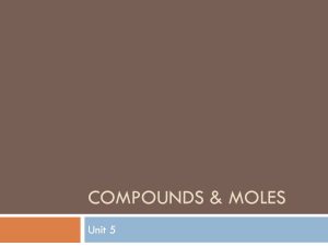 Compounds & Moles