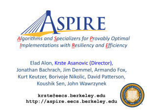 ESP (Ensembles of Specialized Processors)