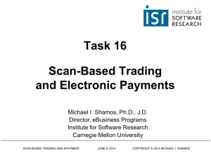 Scan Based Trading (SBT) - Carnegie Mellon University