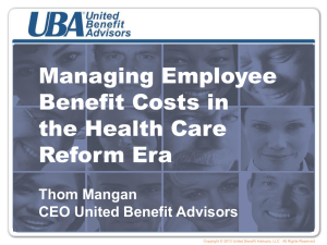 Thom Mangan CEO United Benefit Advisors