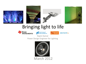 Bringing light to life part1