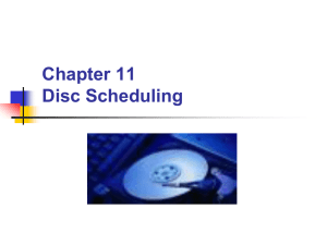 Disc Scheduling