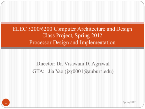 Processor Design and Implementation