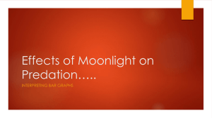 Effects of Moonlight on Predation*..