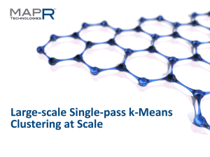 Large-scale Single-pass k-Means Clustering