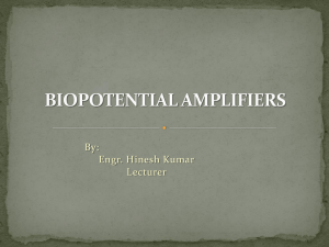 BIOPOTENTIAL AMPLIFIERS