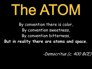 Atomic Mass Units