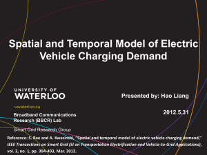 Spatial and Temporal Model of Electric Vehicle