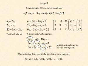 Matrix algebra II