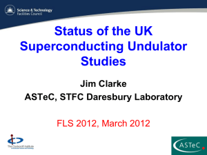Clarke - UK SC undulators