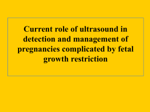 Fetal growth restriction - obgynkw