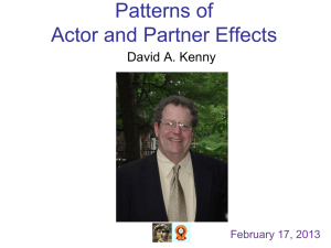 Introduction - of David A. Kenny