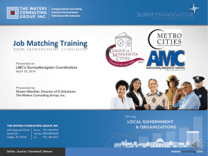 View the Job Matching Training presentation slides (ppt)