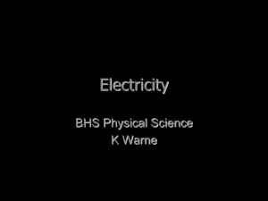 Electric Current (KW)