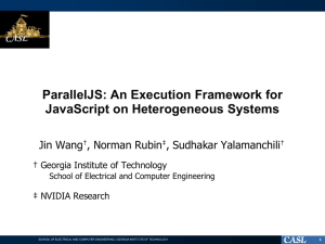 ParallelJS: An Execution Framework for JavaScript on