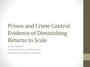 Prison and Crime Control: Evidence of Diminishing Returns to Scale