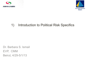 Introduction to Political Risk