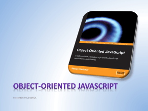 Object-oriented Javascript