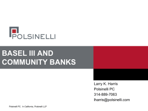 Basel III and Community Banks