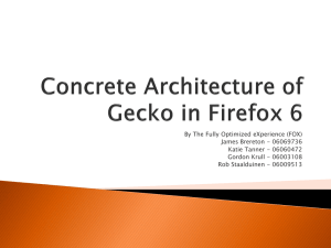 Concrete Architecture of Firefox 6