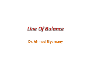 Line Of Balance