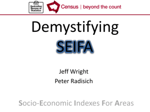 Demystifying SEIFA