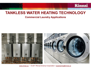 Why tankless water heaters?