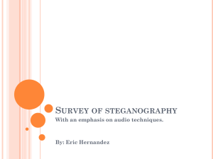 Survey of steganography