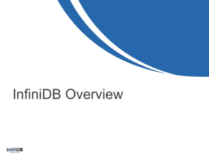 InfiniDB_Overview_Q2_2014