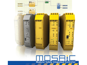 MoSaIC Modular Safety Integrated Controller